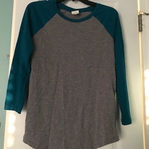 Pink Victoria Secret baseball tee